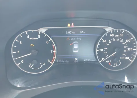 2025 Nissan Altima Sv Fwd from USA, damaged, VIN 1N4BL4DV2SN303967